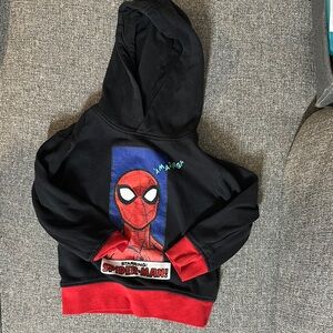 Spider-Man Kids Hoodie - Black and Red